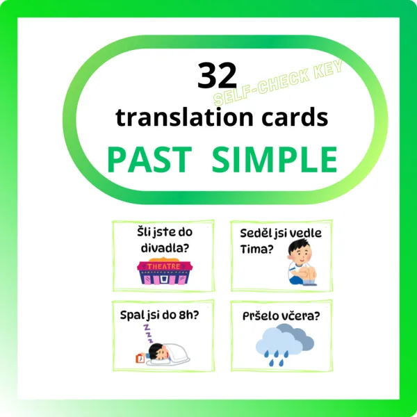 Translation cards & past simple 1