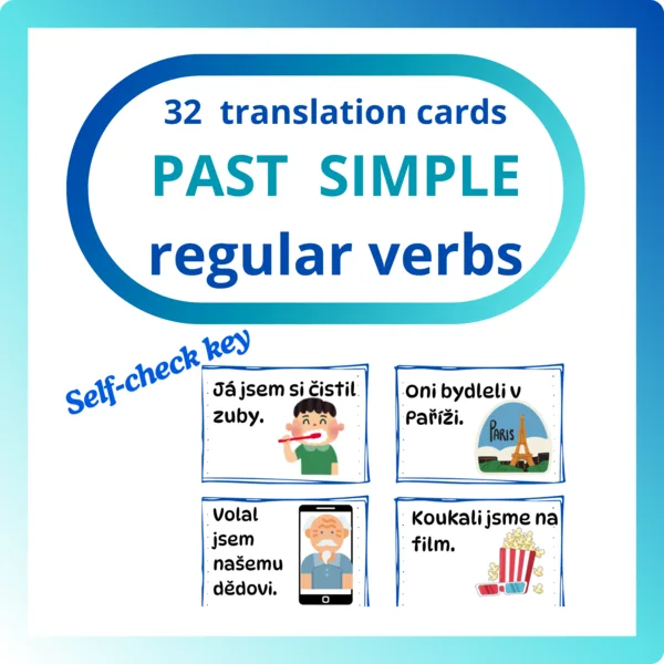 Translation cards & regular verbs (past simple) 1