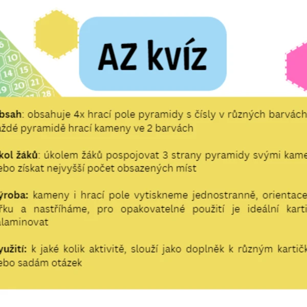 AZ kvíz - hrací pole 1