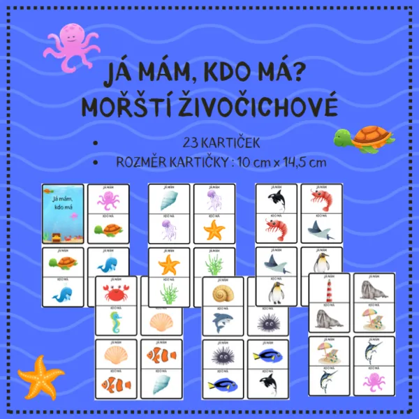 Já mám, kdo má? - MOŘŠTÍ ŽIVOČICHOVÉ 1