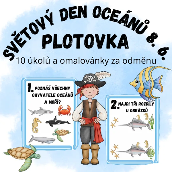 Světový den oceánů 8. 6. - plotovka 1