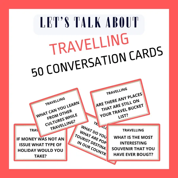 TRAVELLING CONVERSATION CARDS 1