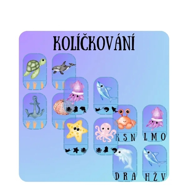 Kolíčkování - Pod mořskou hladinou 1