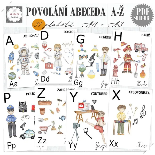 POVOLÁNÍ - ABECEDA PLAKÁTY 1