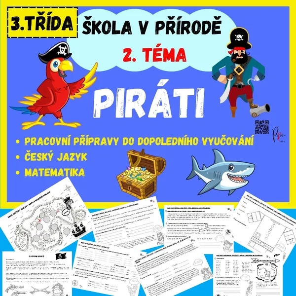 ŠKOLA V PŘÍRODĚ - téma PIRÁTI - 3. třída 1