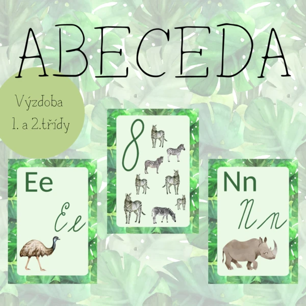 ABECEDA - výzdoba třídy 1