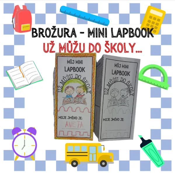 MINI lapbook - už můžu do školy... 1