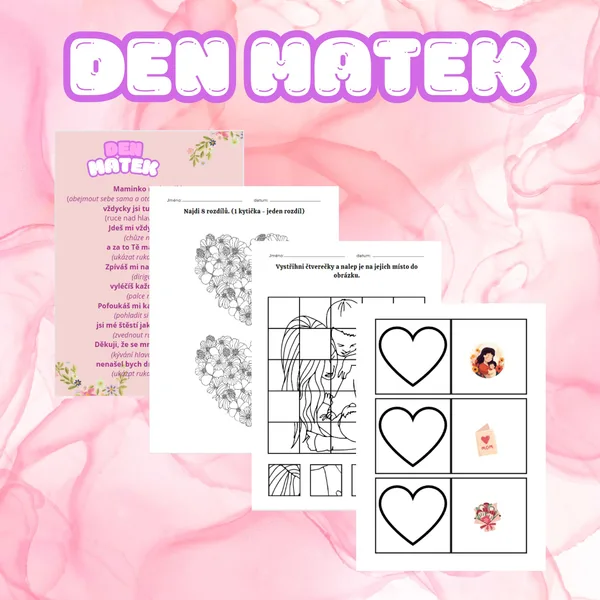 Soubor aktivit: Den matek (básnička, pracovní listy, prosvětlovačky) 1