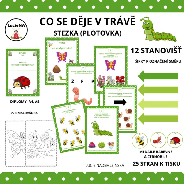 CO SE DĚJE V TRÁVĚ - STEZKA (PLOTOVKA) 1