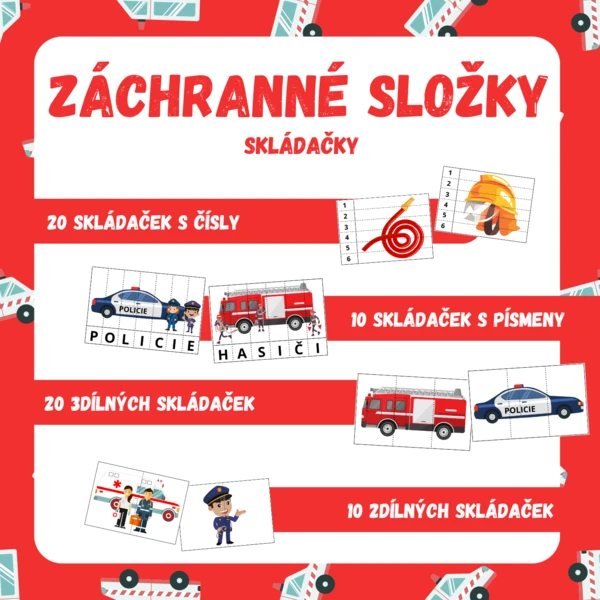 ZÁCHRANNÉ SLOŽKY - skládačky 1