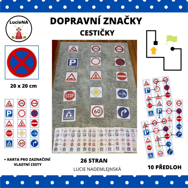 DOPRAVNÍ ZNAČKY - CESTIČKY 1