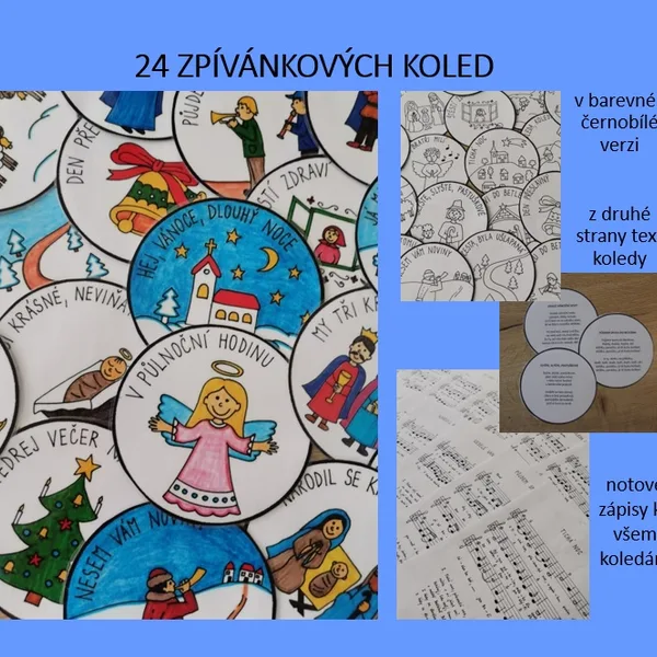 24 ZPÍVÁNKOVÝCH KOLED 1