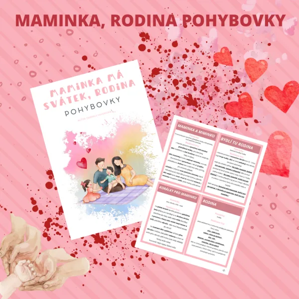 MAMINKA, RODINA - pohybové hry (kartičky) 1