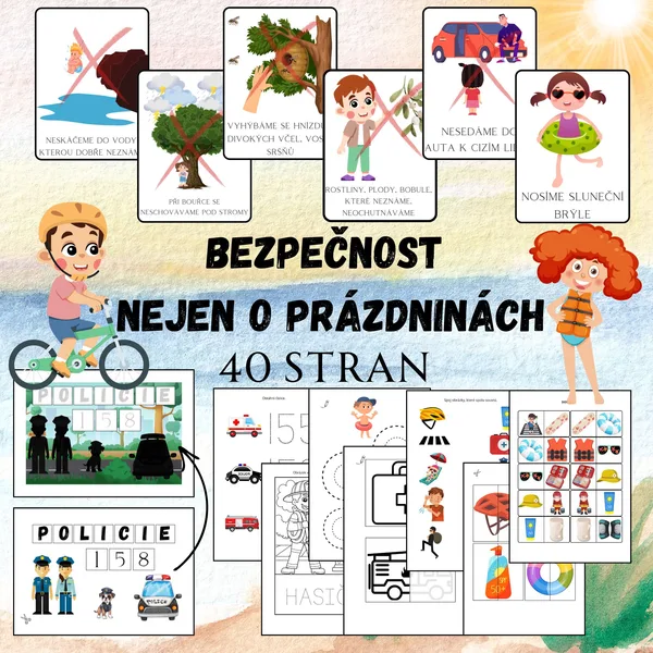 BEZPEČNOST NEJEN O PRÁZDNINÁCH - soubor aktivit 1
