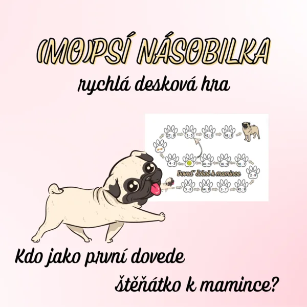 (MO)PSÍ NÁSOBILKA rychlá desková hra 1