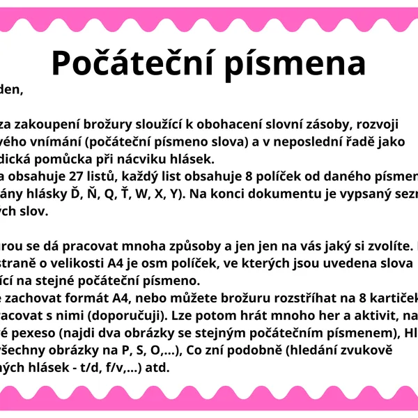 Počáteční písmena 1