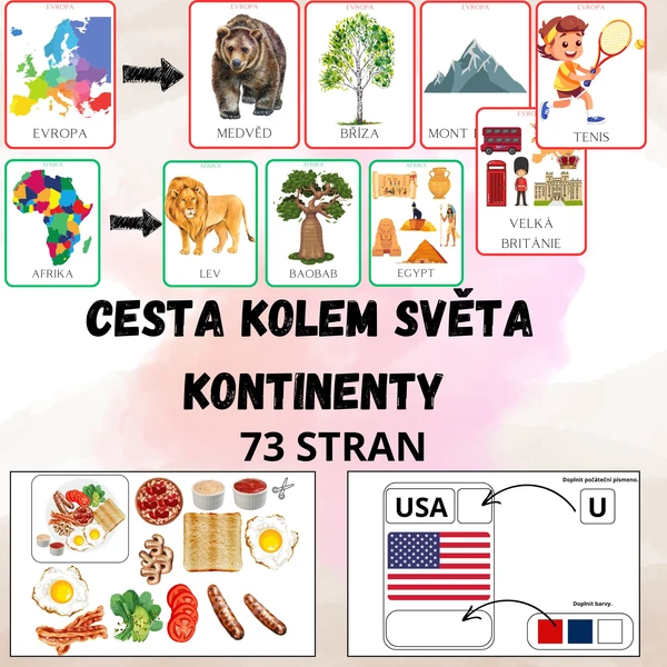 Cesta kolem světa - kontinenty 1
