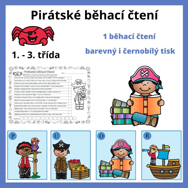Pirátské běhací čtení 1
