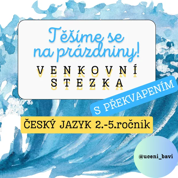 Těšíme se na prázdniny - Český jazyk pro 2.-5. ročník 1