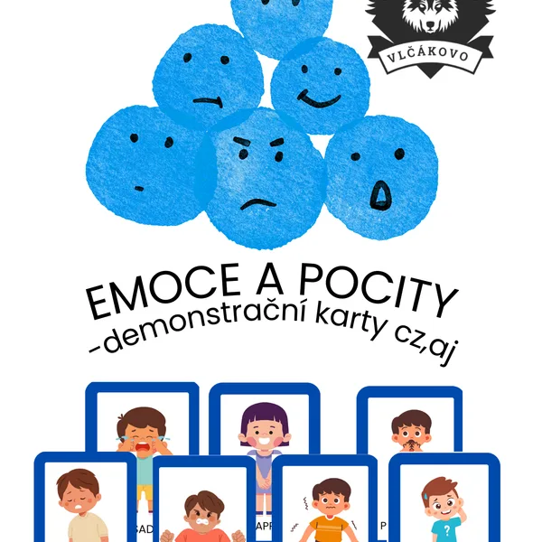 Emoce a pocity- demonstrační karty cz,aj 1