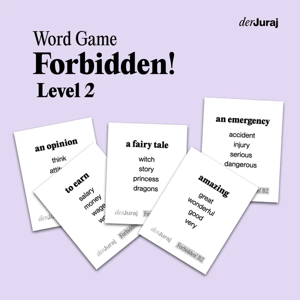 Forbidden! Word Game – Level 2 1