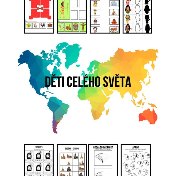 SVĚT, MULTIKULTURNÍ VÝCHOVA, DĚTI CELÉHO SVĚTA pro MŠ 1