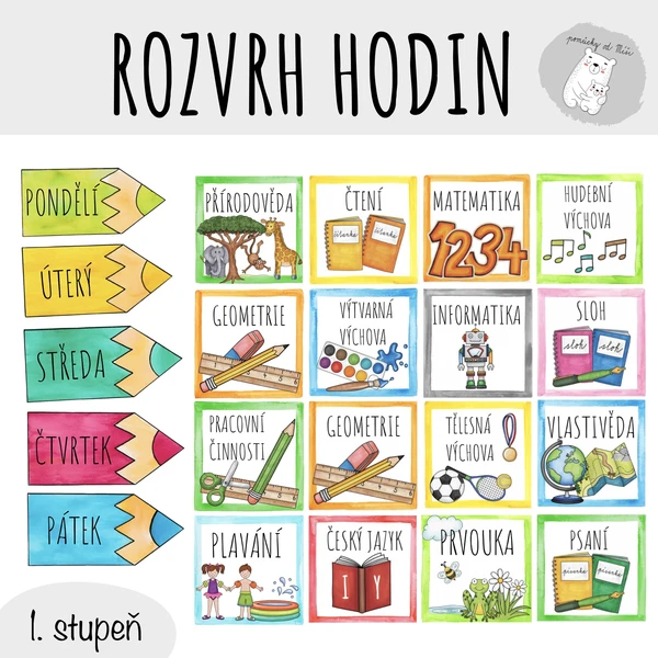 Rozvrh hodin 1