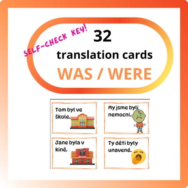 Translation cards & was/were 1