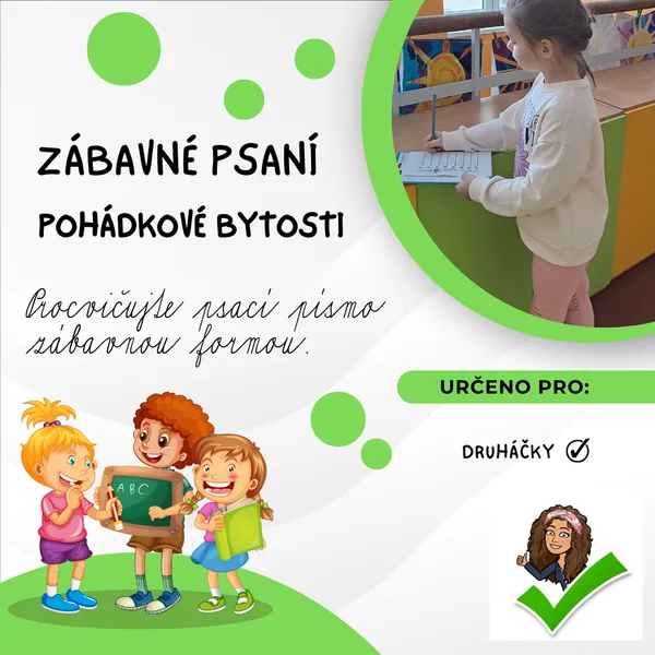 Zábavné psaní - pohádkové bytosti 1