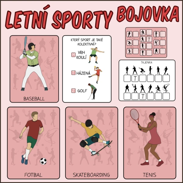 Letní sporty - Bojovka 1