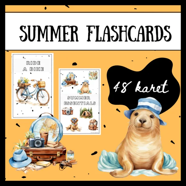 SUMMER FLASHCARDS / LETNÍ KARTIČKY 1