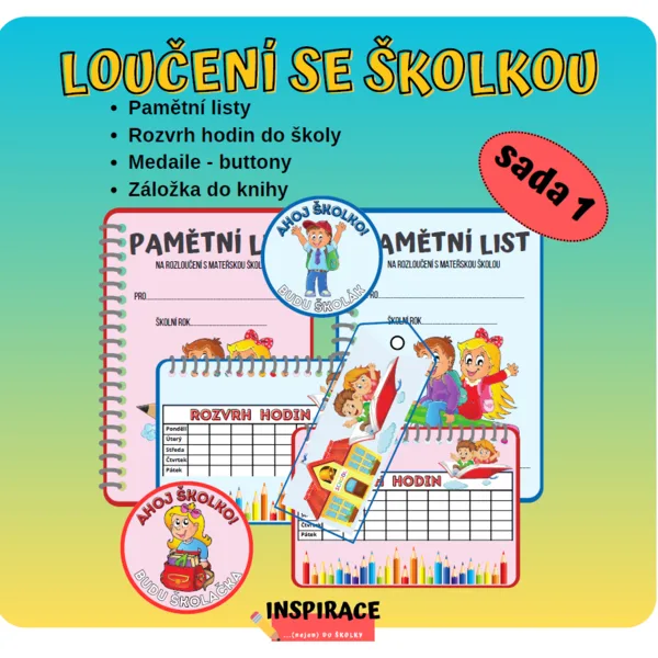 Loučení se školkou (sada 1) 1