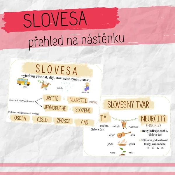 SLOVESA - přehled na nástěnku  1