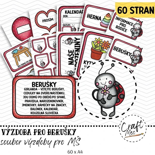 BERUŠKY - VÝZDOBA PRO MŠ 1