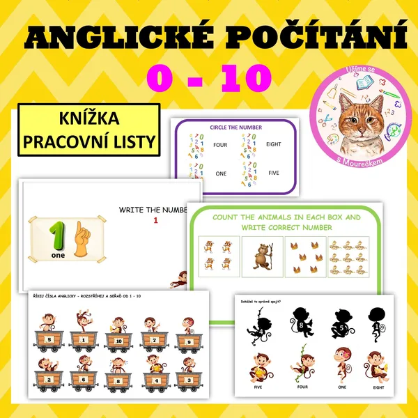 ANGLICKÉ POČÍTÁNÍ 0 - 10 1