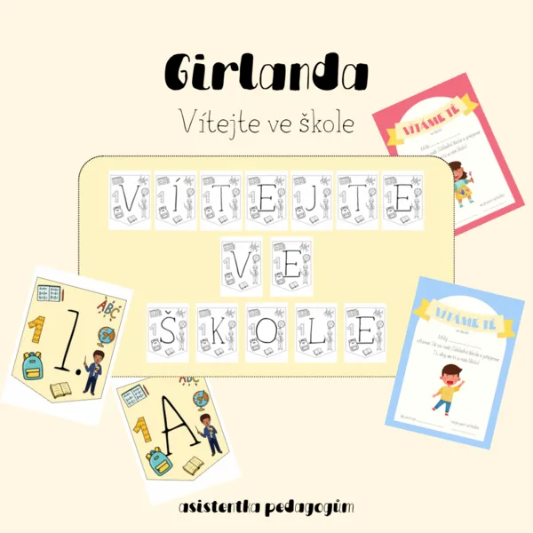 Girlanda - VÍTEJTE VE ŠKOLE 1
