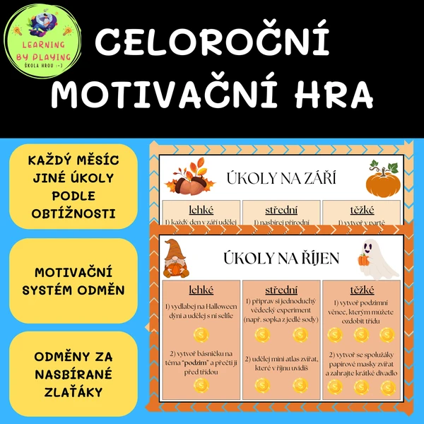 CELOROČNÍ MOTIVAČNÍ HRA - NOVÁ VERZE 1
