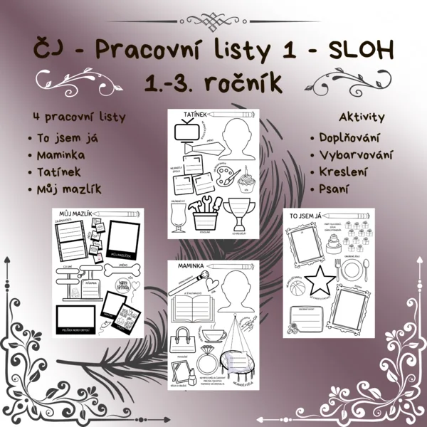ČJ - Pracovní listy 1 - SLOH 1.-3. ročník 1