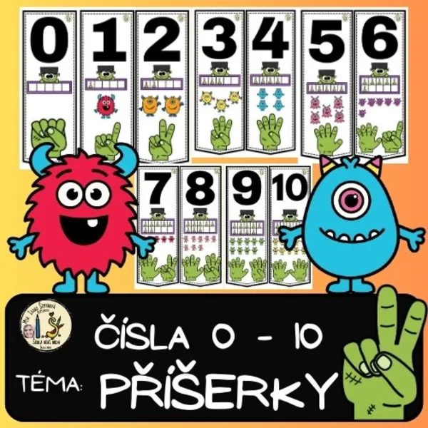 ČÍSLA - 1- 10 - PŘÍŠERKY 1