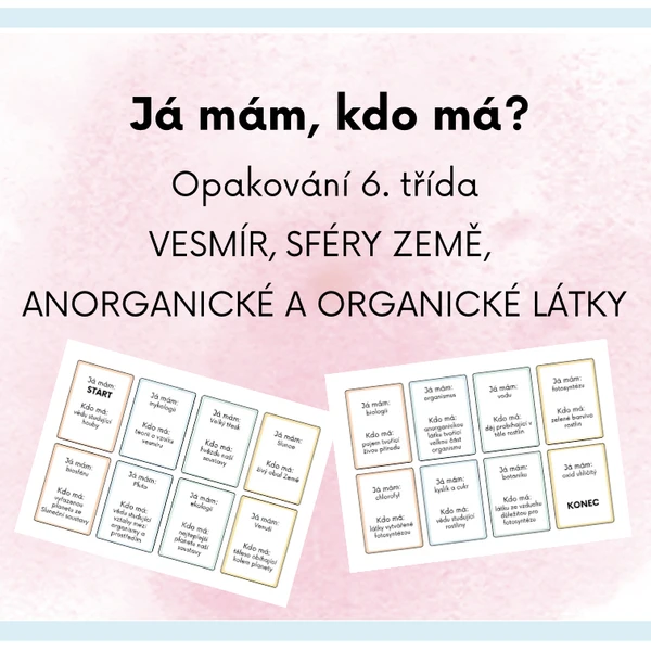 Já mám, kdo má? - Vesmír, sféry a látky 1
