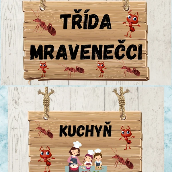 VÝZDOBA TŘÍDY - MRAVENEČCI 1