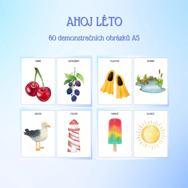 Léto - 60 demonstračních obrázků A5 1