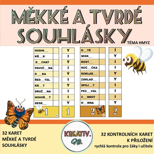 MĚKKÉ A TVRDÉ SOUHLÁSKY 1