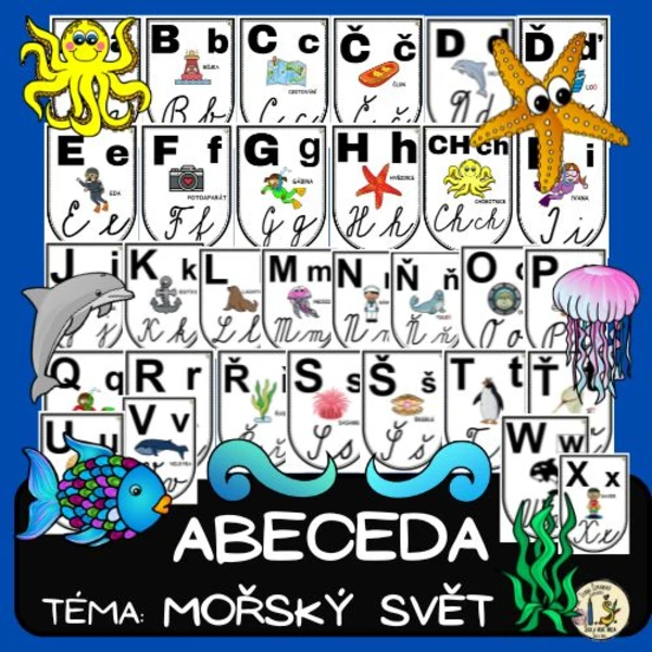 ABECEDA - MOŘSKÝ SVĚT 1