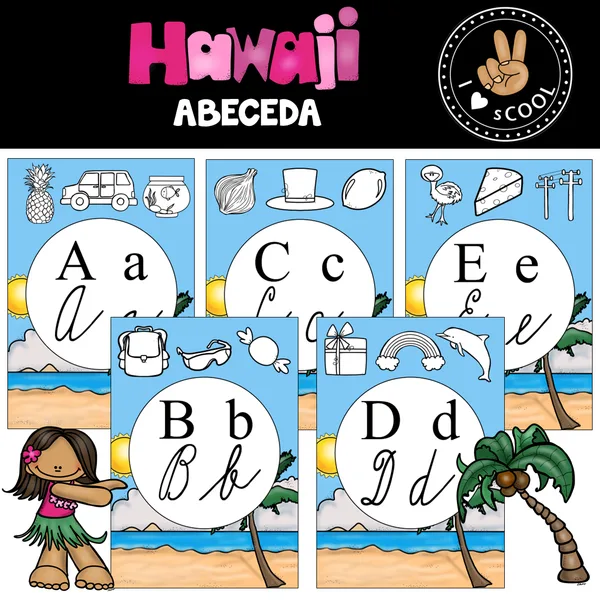 Havaj (Hawaii) - abeceda 1