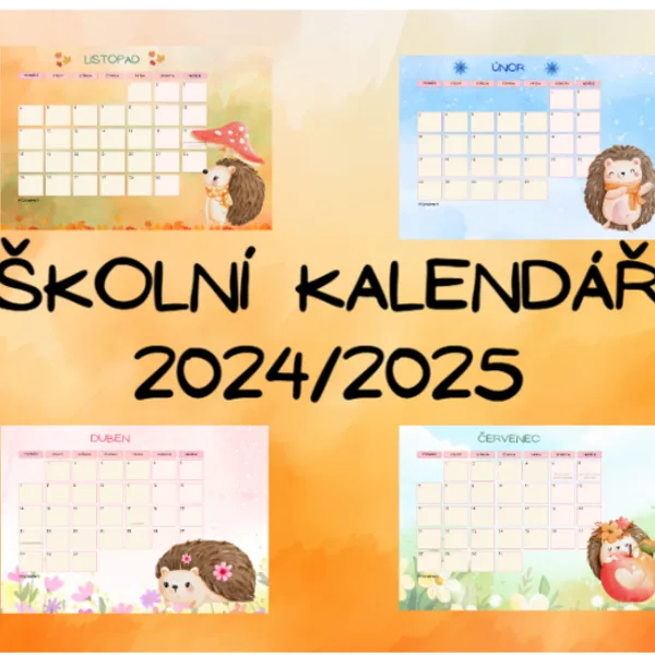 Ježeček - kalendář 2024/2025 1