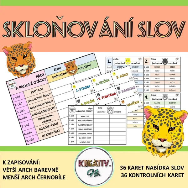 SKLOŇOVÁNÍ SLOV 1