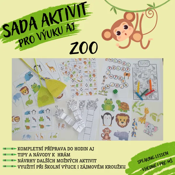 Sada aktivit - ZOO 1
