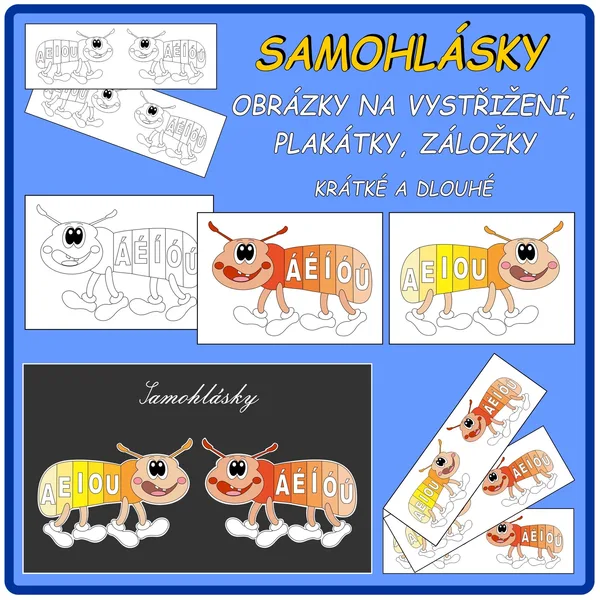 Samohlásky s broučkem 1