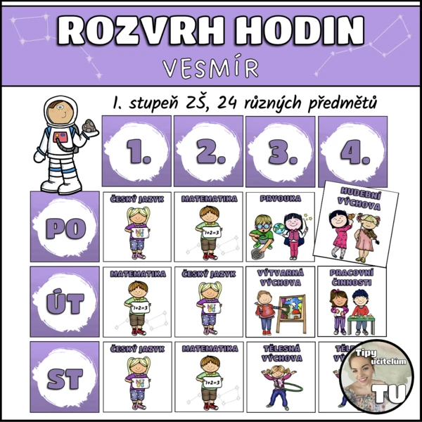 Velký rozvrh hodin - vesmír 1